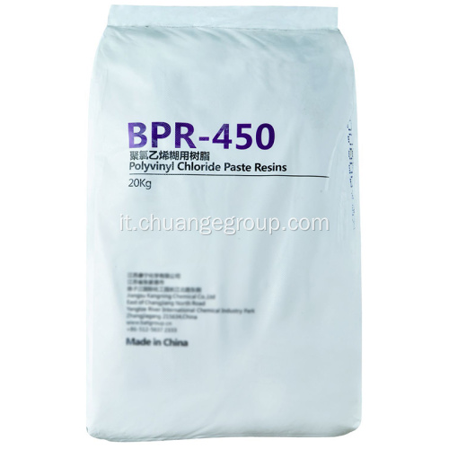 PVC BPR-450 della resina della pasta del cloruro di polivinile di marca di Kangning